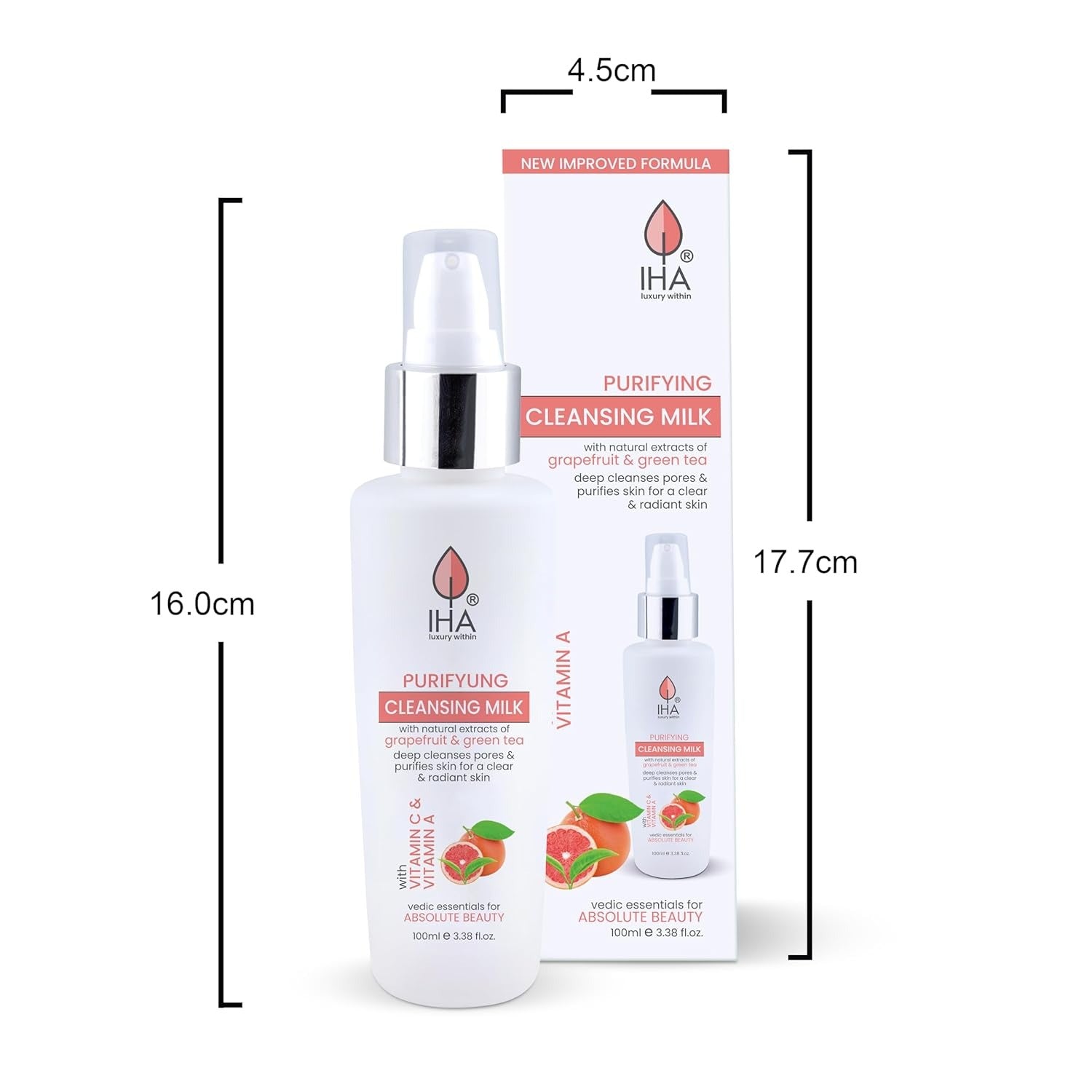 IHA Purifying Herbal Cleansing Milk - 100ml - 2