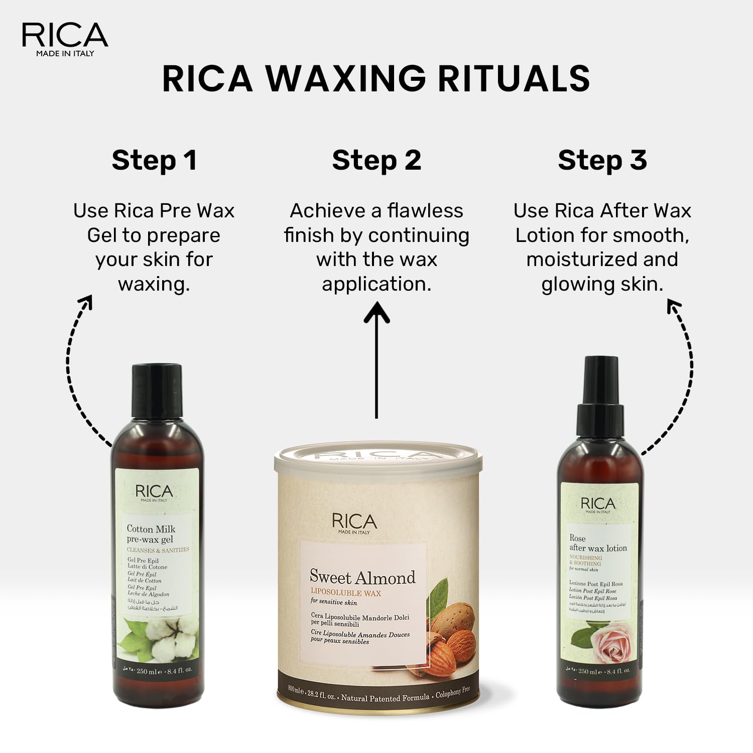 Rica Green Apple Wax, 800 ml