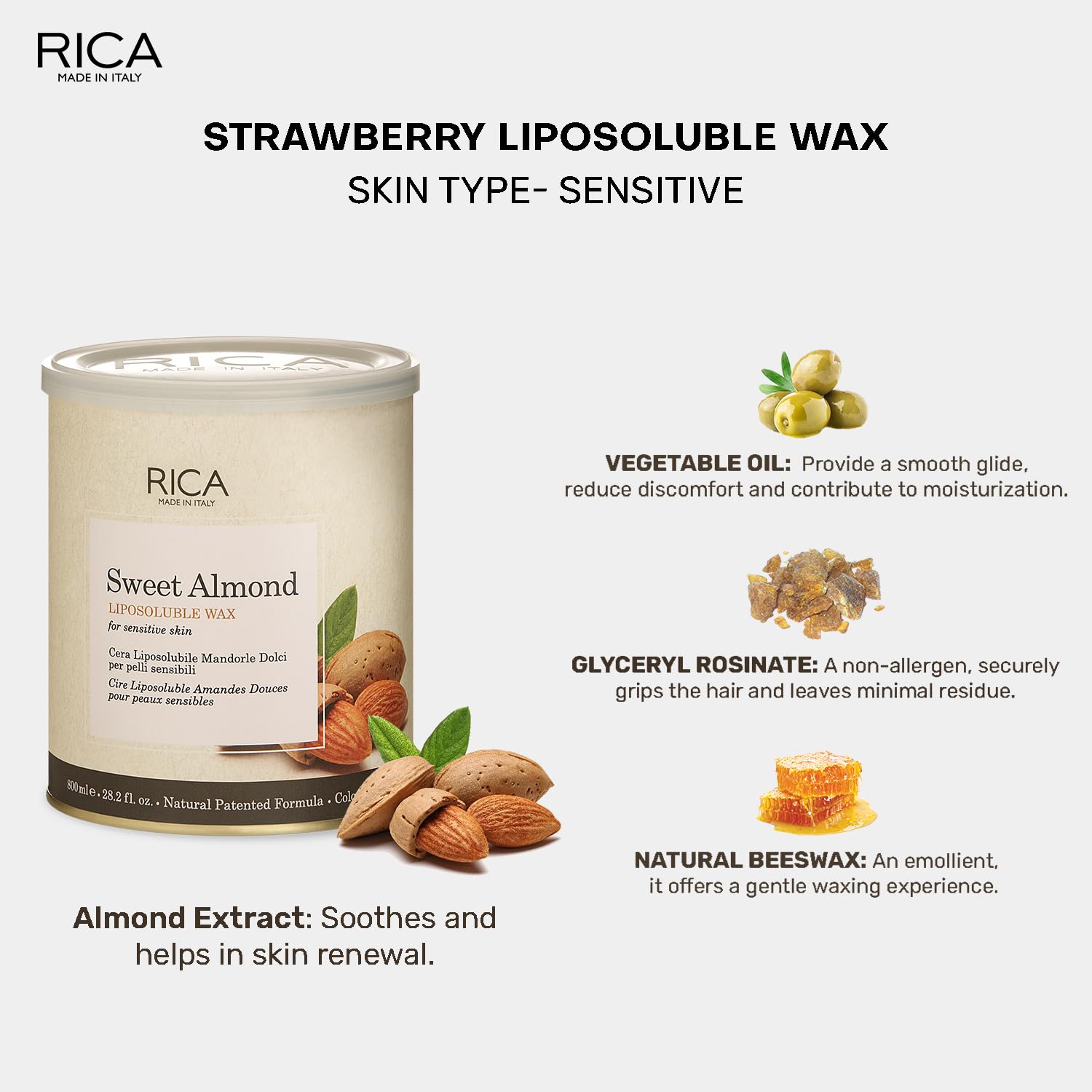 Rica Green Apple Wax, 800 ml - 2