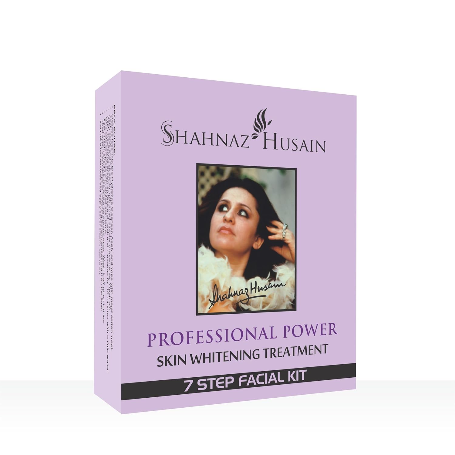 Shahnaz Husain Professional Power Skin Whitening Treatment | 7 Steps Facial Kit | (48g+15ml) - 1