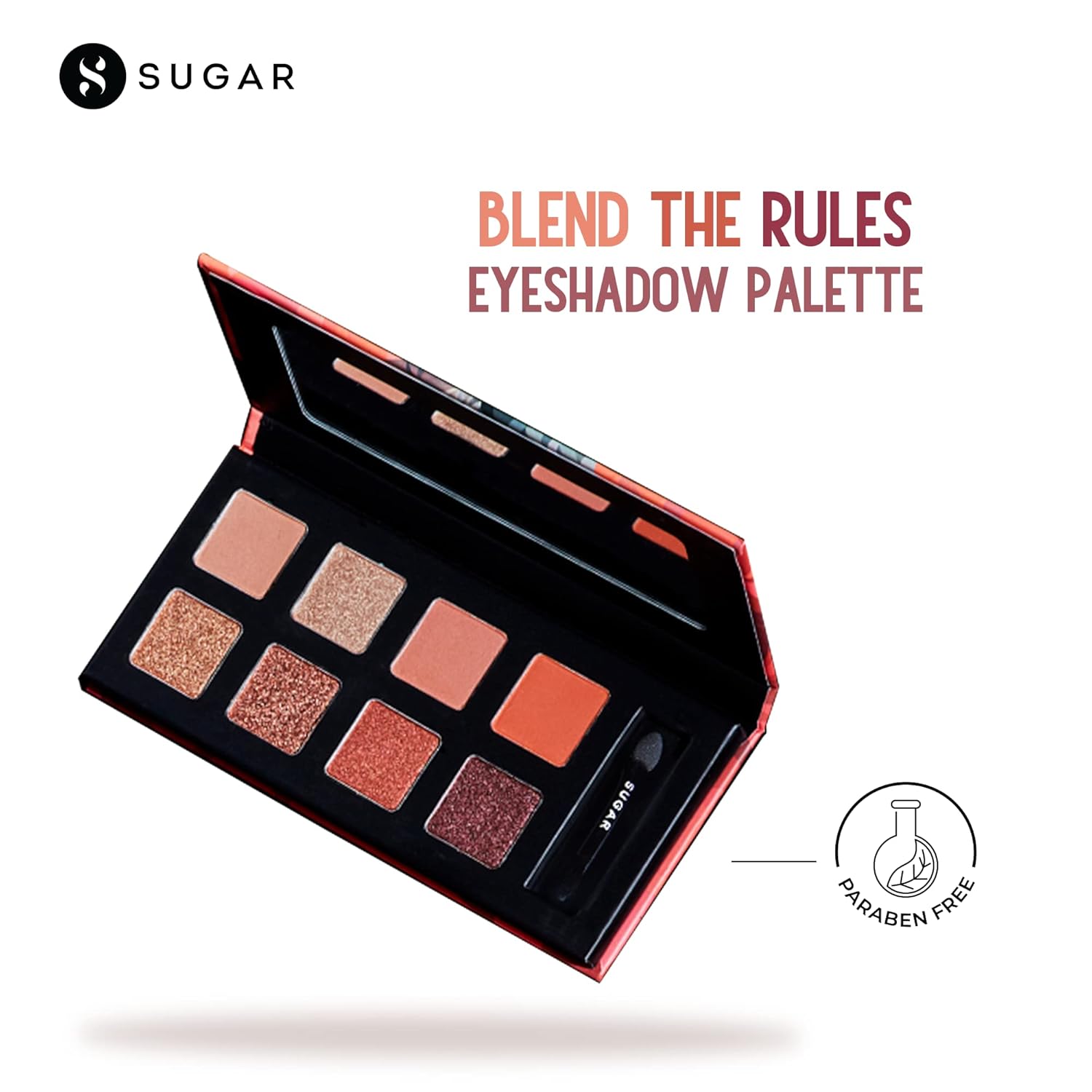 SUGAR Cosmetics Blend The Rules - Eyeshadow Palette 01 Flawless | PowderParaben-Free, Multicolor, Matte Finish - 2