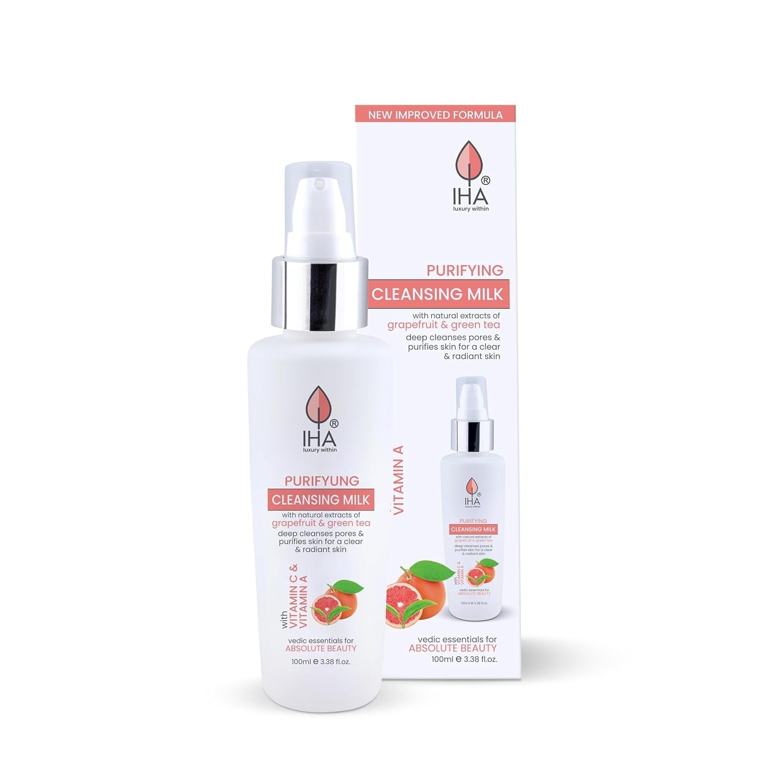 IHA Purifying Herbal Cleansing Milk - 100ml - 1