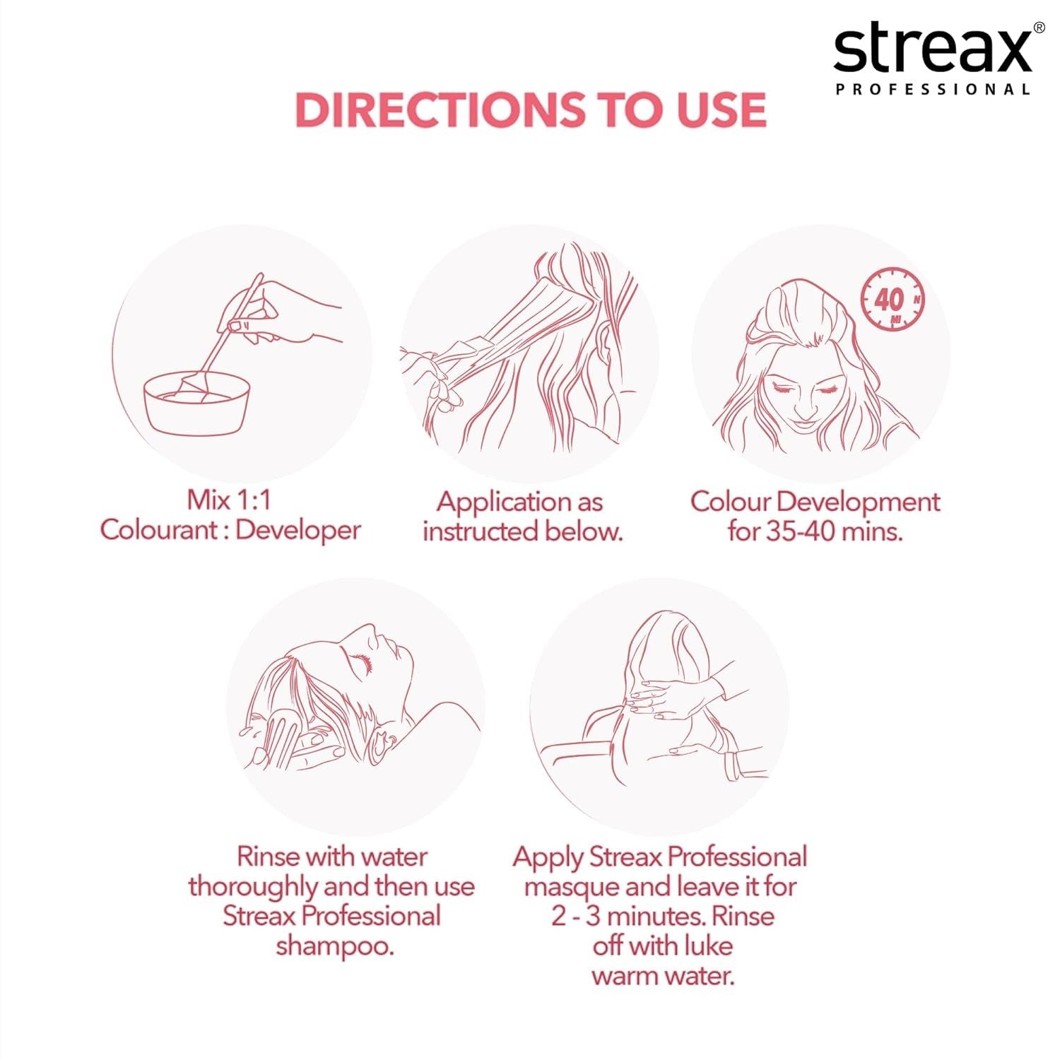Streax Professional Argan Secrets Permanent Hair Colourant Cream - Soft Black 2 (Enriched with Argan Oil) 60 gm - 2
