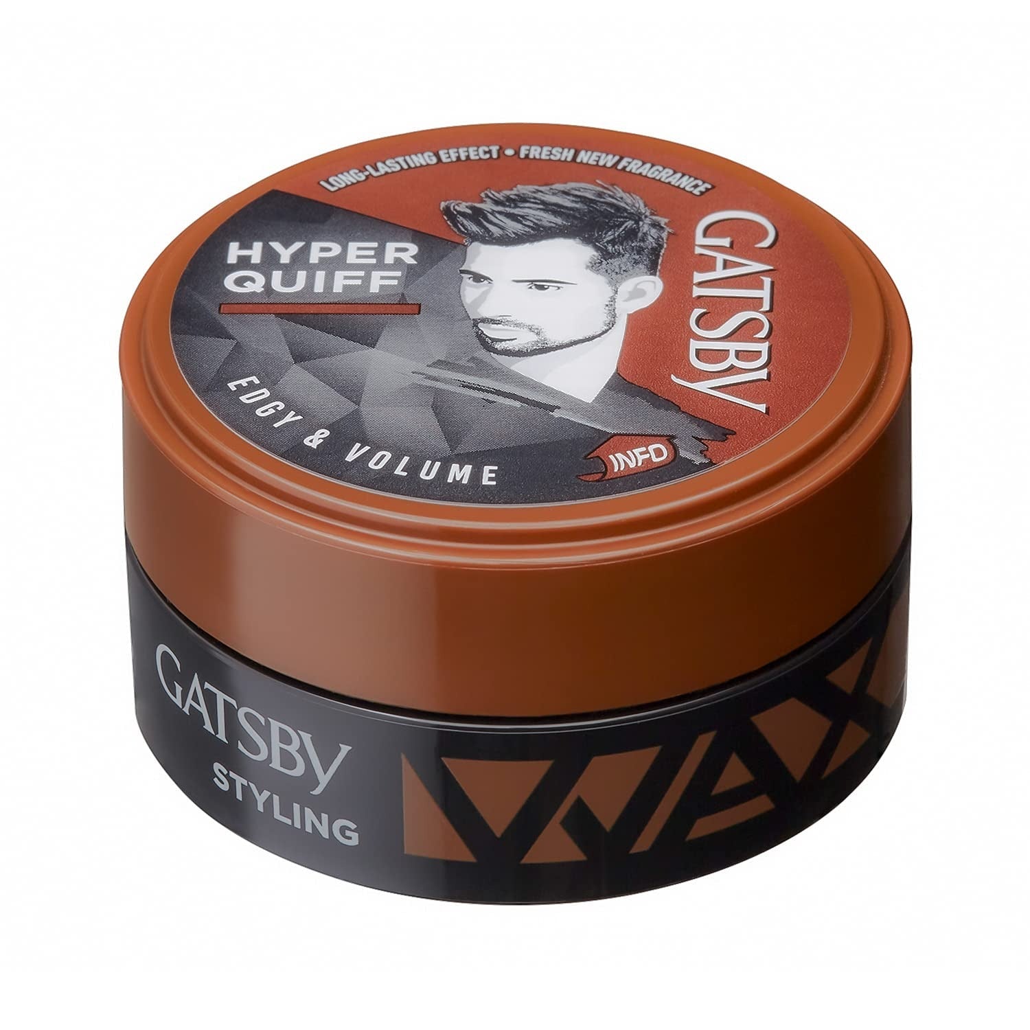 Gatsby Hair Styling Wax - Edgy & Volume, For Hyper Quiff Style 75gm - 2