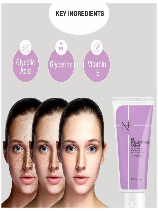 N Plus Professional De-Pigmentation Face Moisturiser - 50g