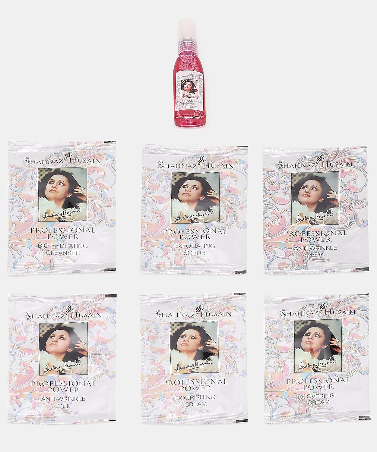Shahnaz Husain Professional Power Anti-Ageing Treatment | 7 Step Facial Kit | (48g+15ml) - 2