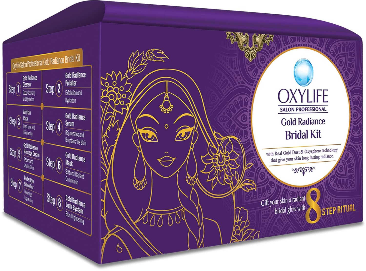 Oxylife Salon Professional Gold Radiance Bridal Kit - 336g - 1