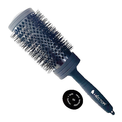 Hector Round Brush PRO XL-53mm | Professional Hair Styling Brush for Volume & Smoothness - 1