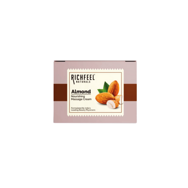 Richfeel Naturals Almond Nourishing Massage Cream - 1