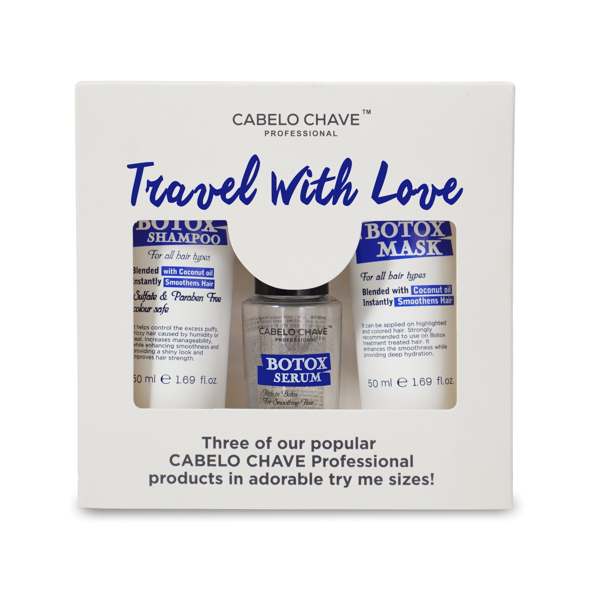 Cabelo Chave Botox Travel Kit (100ml) - 1