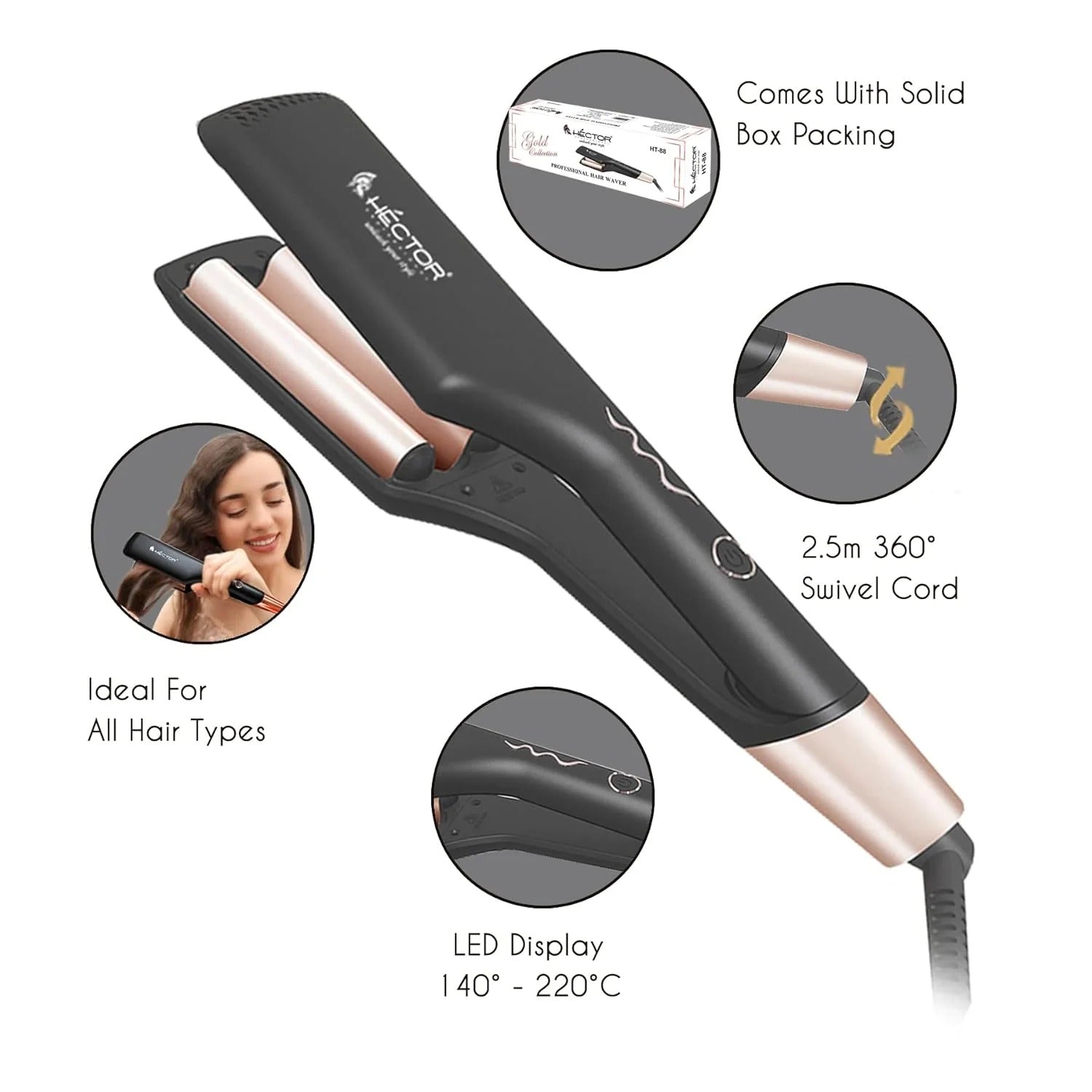 HECTOR Depth Adjustable Waver HT-HW 10 - 2