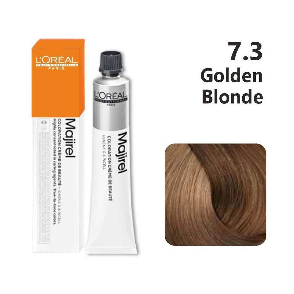 Loreal Professional Majirel Hair Color 50G 7.3 Golden Blonde - 1
