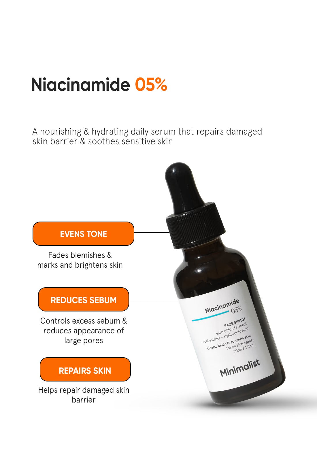 Minimalist Niacinamide 5% Face Serum - 2