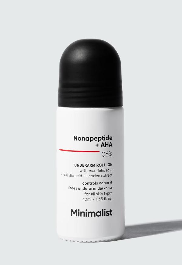 Minimalist Nonapeptide + AHA 6% Underarm Roll-On - 1