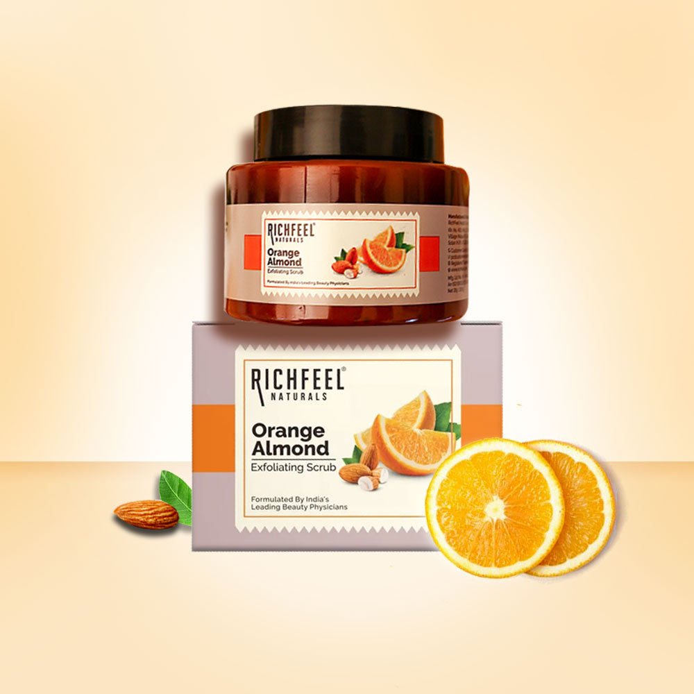 Richfeel Orange Almond Scrub – 500g - 1
