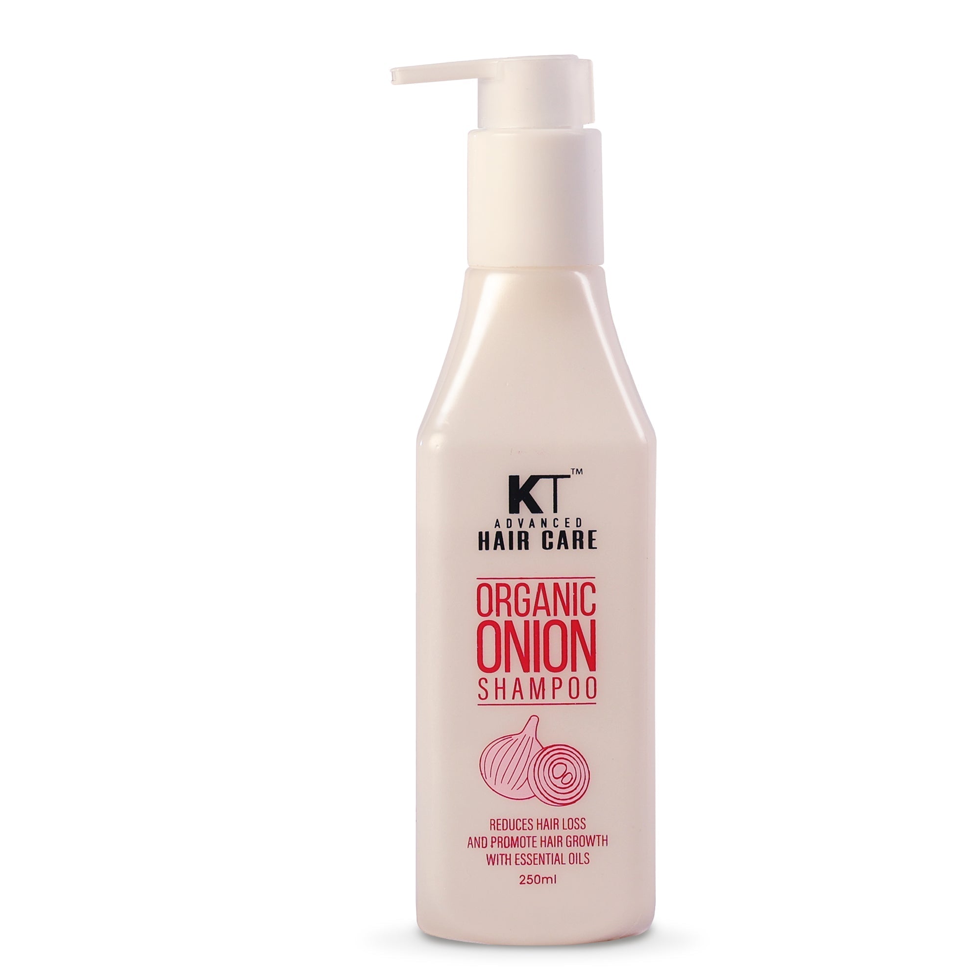 KT Professional Advanced Hair Care Organic Onion Shampoo - 250ml | Strengthens Hair, Promotes Growth & Reduces Hair Fall - 1