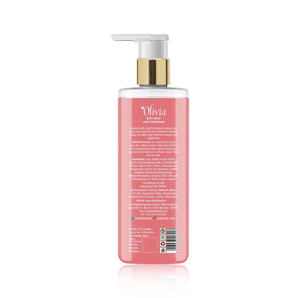 Olivia Skin Energizing Body Wash with Juicy Pomegranate - 2