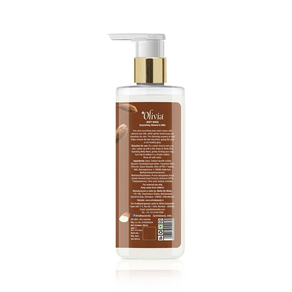 Olivia Skin Hydrating Body Wash with Nourishing Almond and Milk - 2