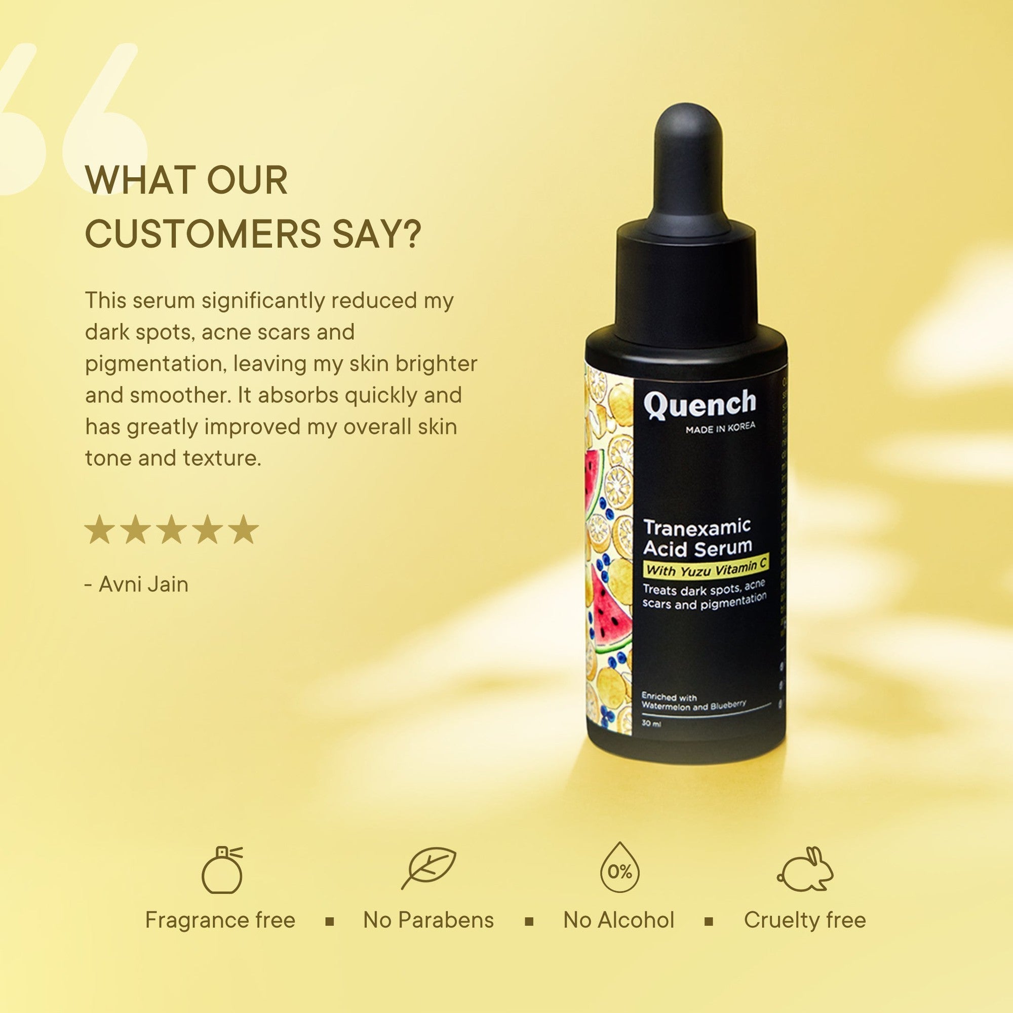 Quench Tranexamic Acid Brightening Serum - 30ml - 2