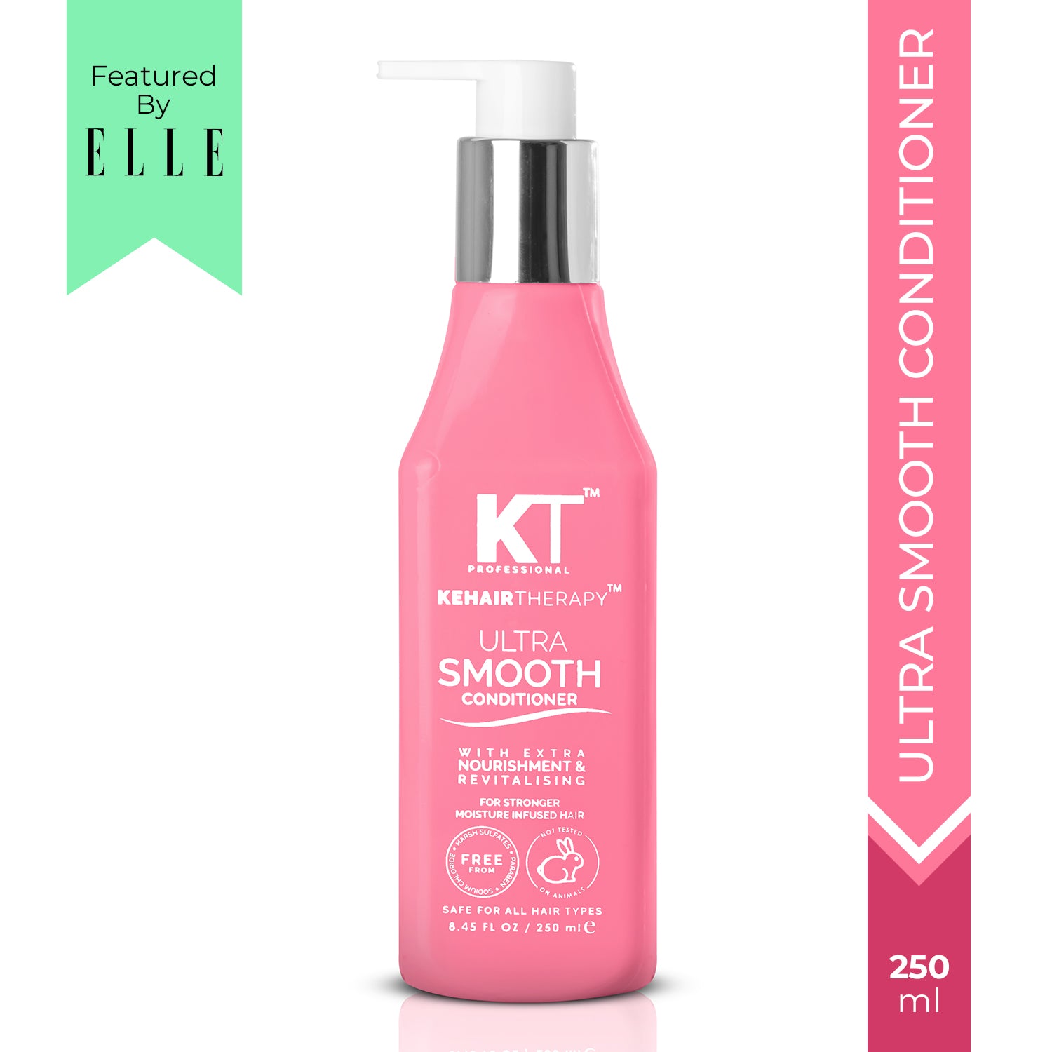 KT Professional Kehairtherapy's Sulfate-free Ultra Smooth Conditioner for Chemically Treated Hair , 250 ml - 1