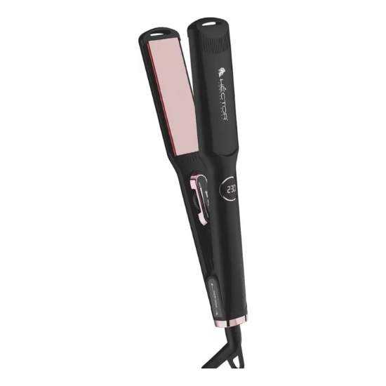 Hector Glamour Ultra Shine Titanium HT-HS 06 Hair Straightener  (Black, Rose Gold) - 1