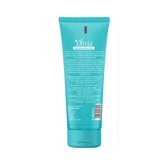 Olivia Skin Hydrating Face Wash with Aloe Vera Cucumber and Lavender - 2