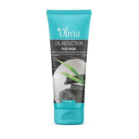 Olivia Oil Reduction Face Wash with Charcoal Neem and Green Tea Extracts - 1