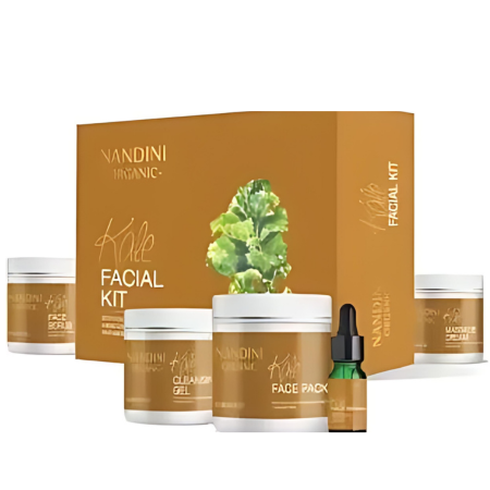 Nandini Organic Kale Facial Kit, With Kale & Hibiscus Extracts - 1