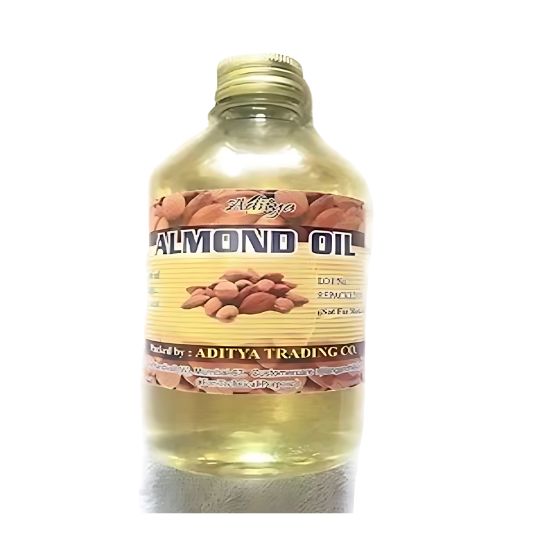 Aditya Sweet Almond Oil for Skin,Hair and Body massage 400ml - 1