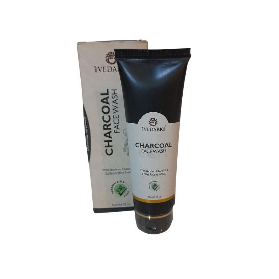 Vedark Charcoal Facewash- with Bamboo Charcoal & Coffea Arabica Extract 70ml - 1