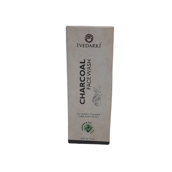 Vedark Charcoal Facewash- with Bamboo Charcoal & Coffea Arabica Extract 70ml - 2