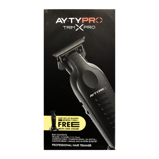 AY.TY PRO Professional Trim X Pro Trimmer With One Set Of Blade and Stand FREE - 1