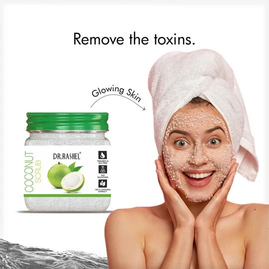 DR.RASHEL Tender Coconut Scrub - 380ml - 2