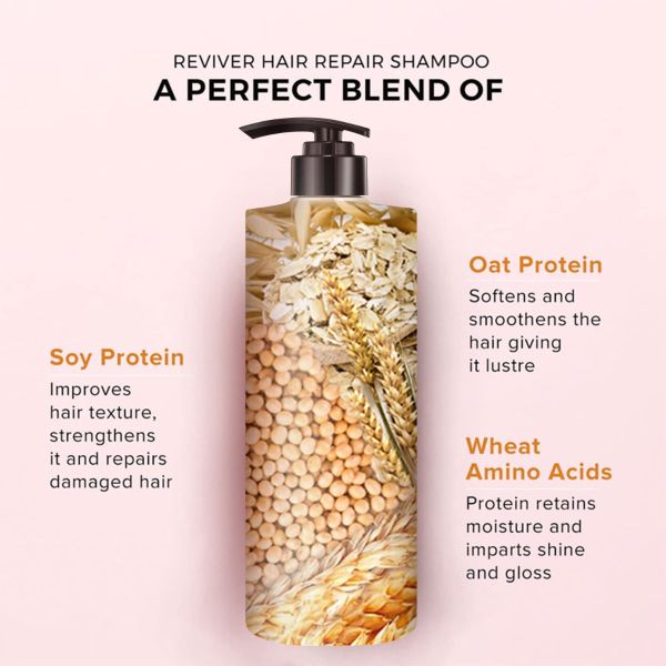 De Fabulous Reviver Hair Repair Sulfate Free Shampoo (1000ml)