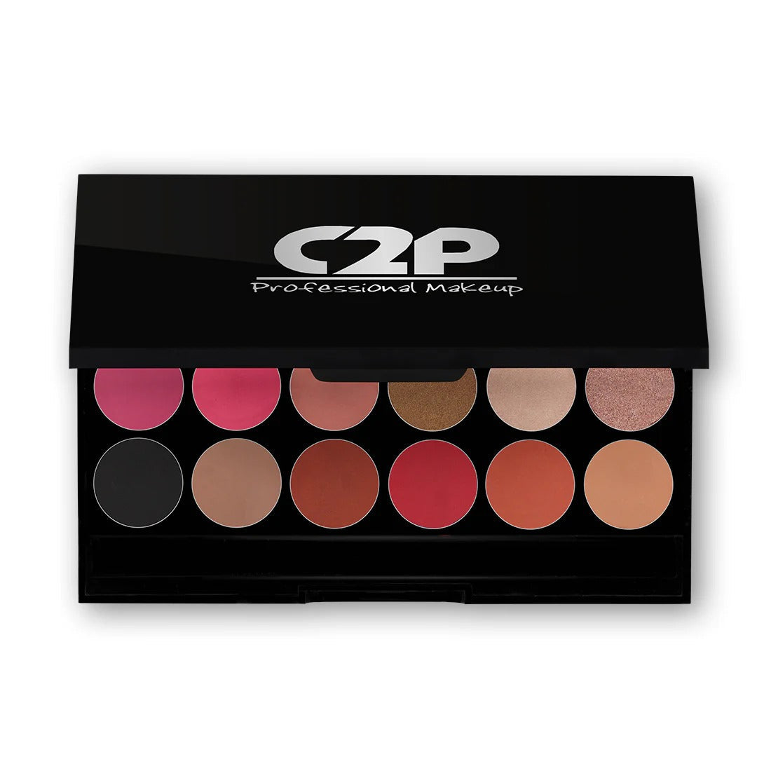 C2P Deep Rose Eyeshadow Palette - 20g - 1
