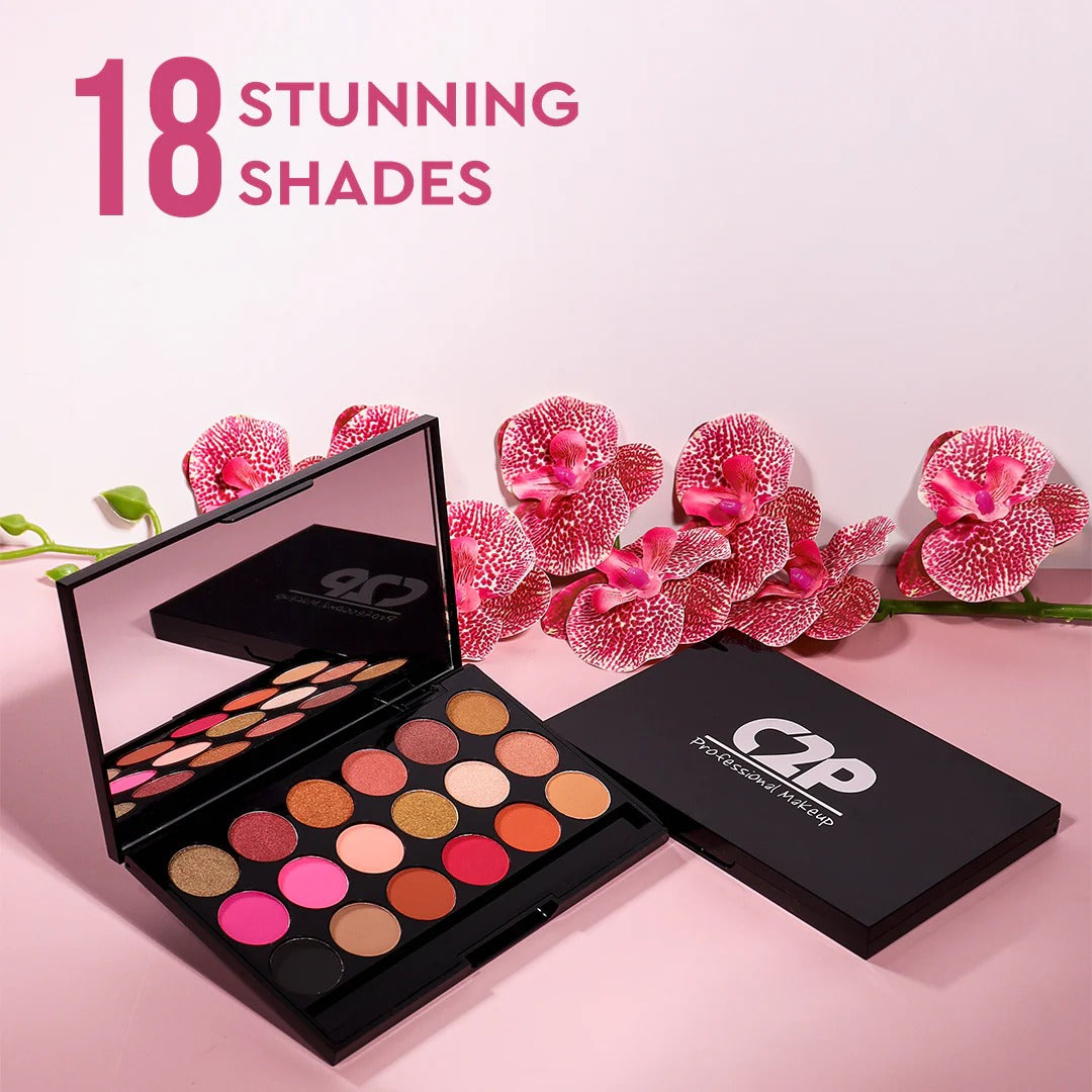 C2P Deep Rose Eyeshadow Palette - 20g - 2