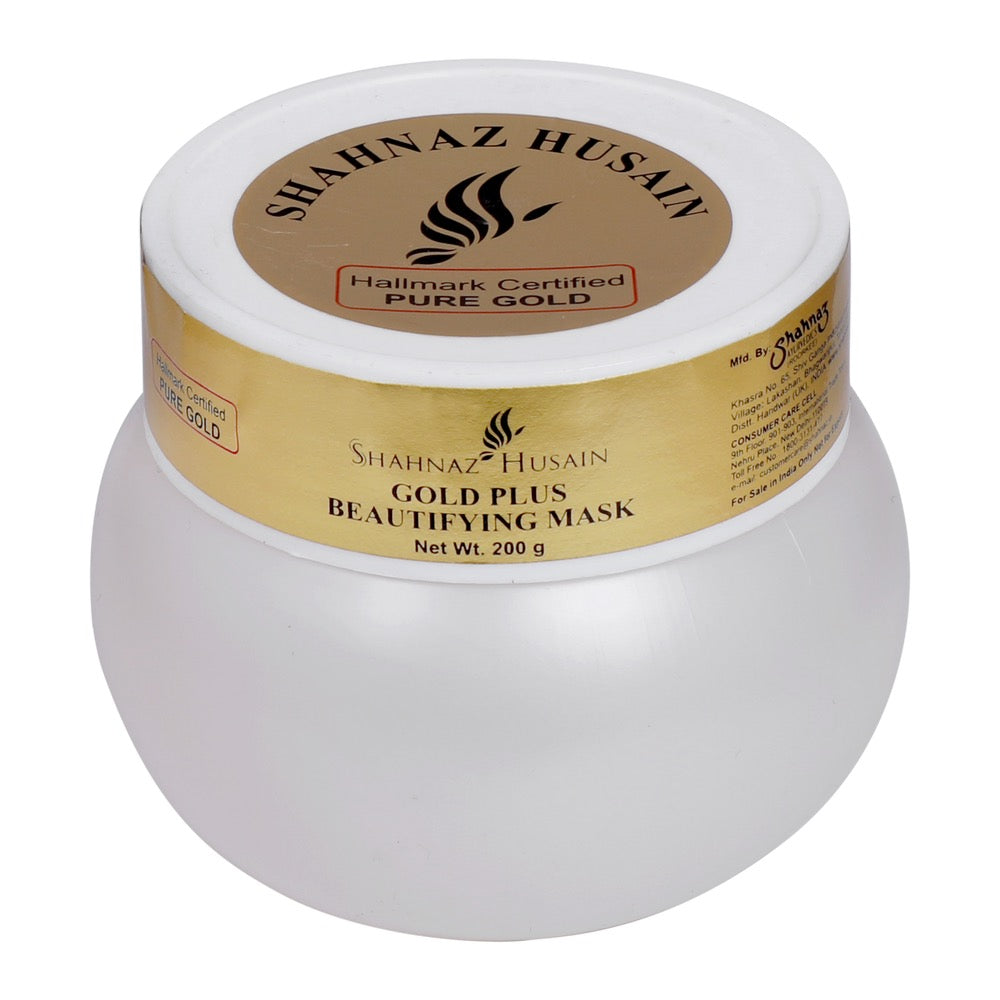 Shahnaz Husain Gold Plus Beautifying Mask 200Gm - 1