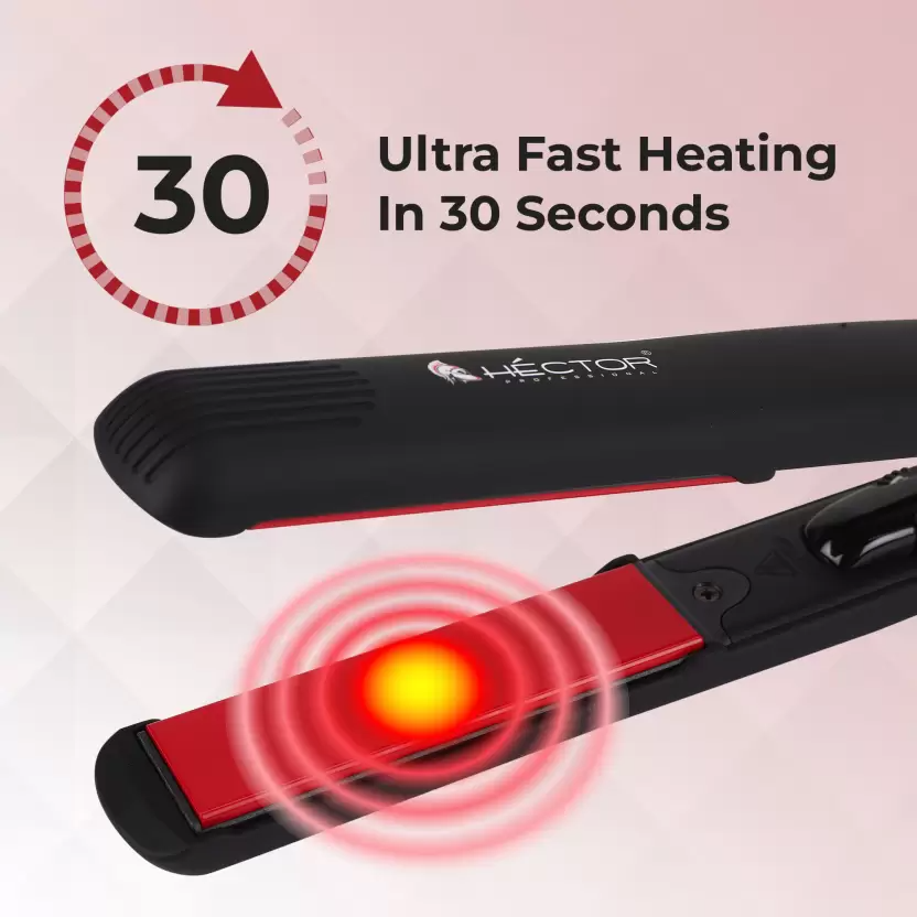 Hector Professionals HT-03 Hair Straightener  (Black) - 2