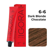 Schwarzkopf Professional Igora Royal Permanent Color Creme (6-6 Dark Blonde Chocolate)