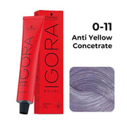 Schwarzkopf Professional Igora Royal Permanent Color Creme (0-11 Anti Yellow Concetnrate)