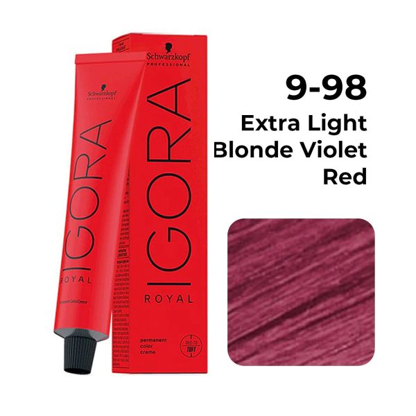 Buy Schwarzkopf Igora Royal Permanent Color (9-98 Extra Light Blonde ...
