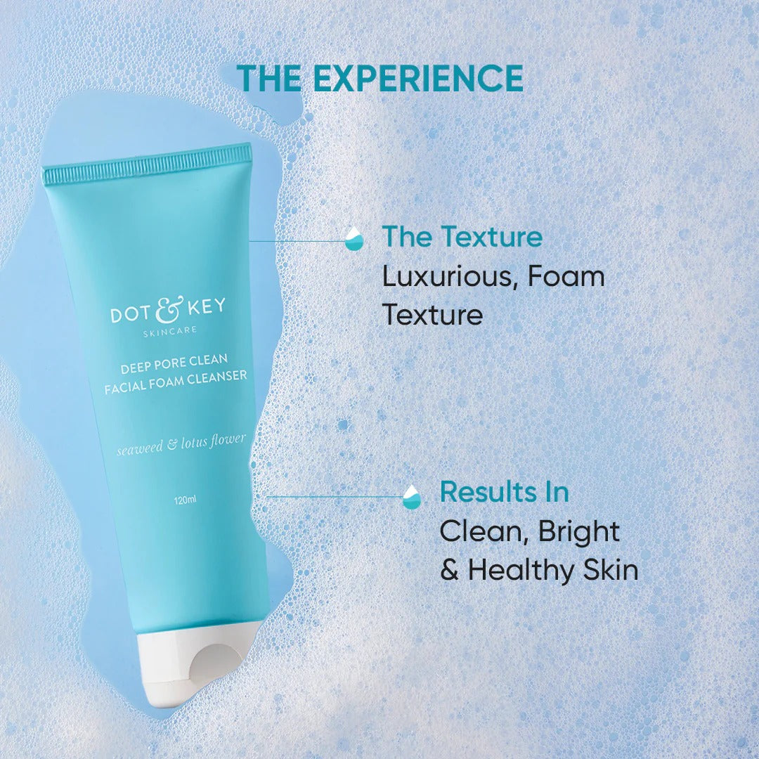 Dot & Key Deep Pore Clean Foaming Face Wash