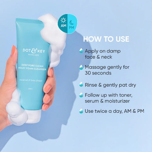 Dot & Key Deep Pore Clean Foaming Face Wash - 2
