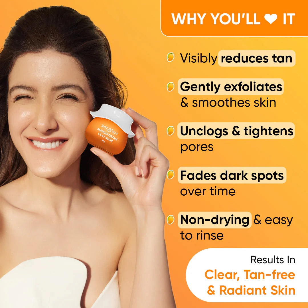 Dot & Key Mango Detan Clay Mask