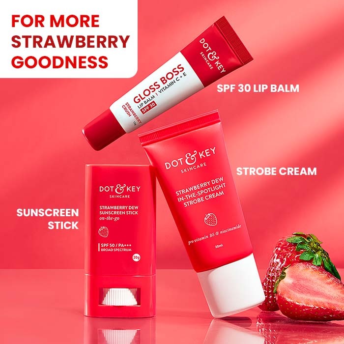 Strawberry Dew Cleansing Balm – Dewy & Soft Skin
