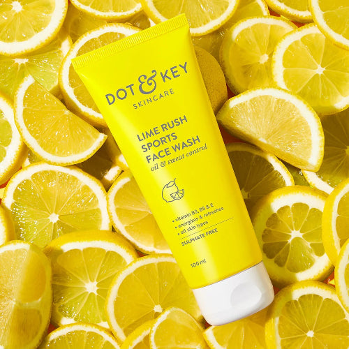 Dot & Key Lime Rush Sports Face Wash – Oil Control & Freshness