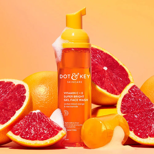 Dot & Key Vitamin C Foaming Face Wash – Brightening & Refreshing