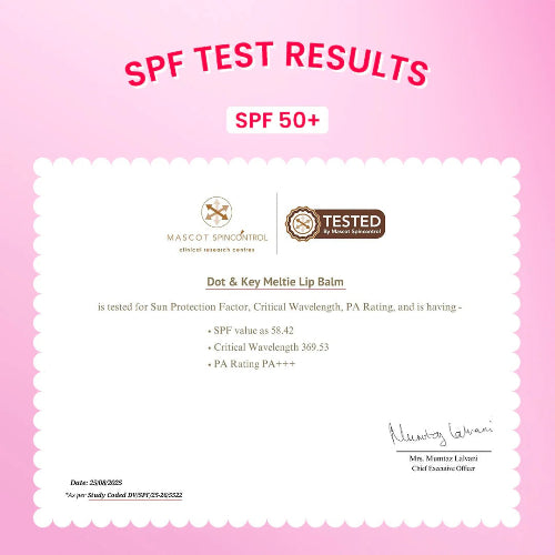 Dot & Key Meltie Lip Balm SPF 50+ PA+++