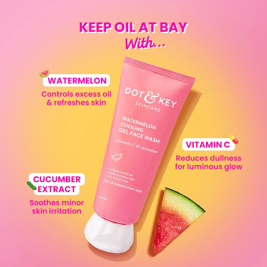 Watermelon Gel Face Wash – Refreshing & Hydrating