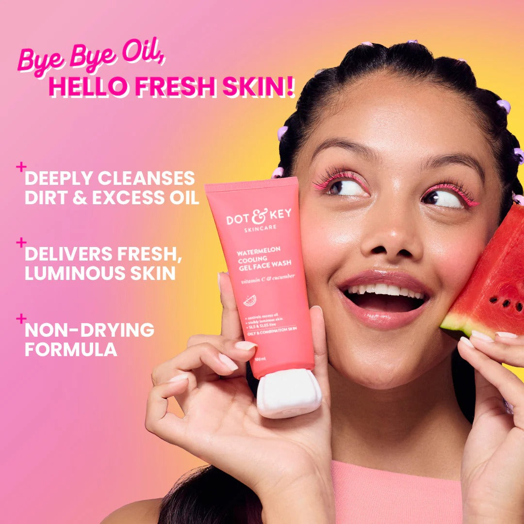 Watermelon Gel Face Wash – Refreshing & Hydrating